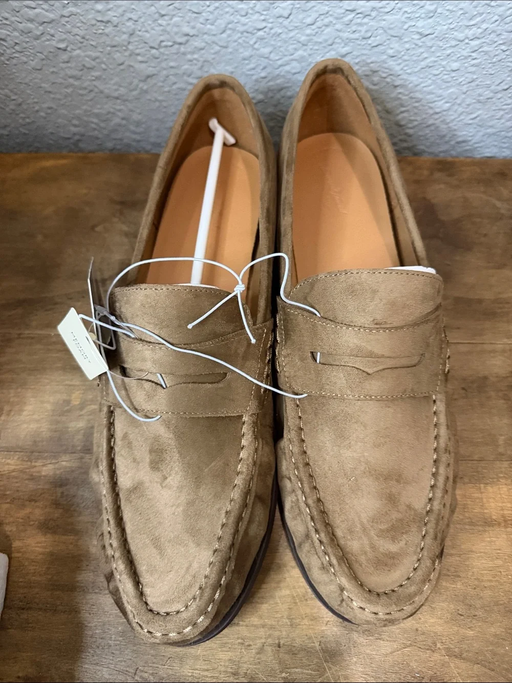 Men's Tan Penny Loafers size 11